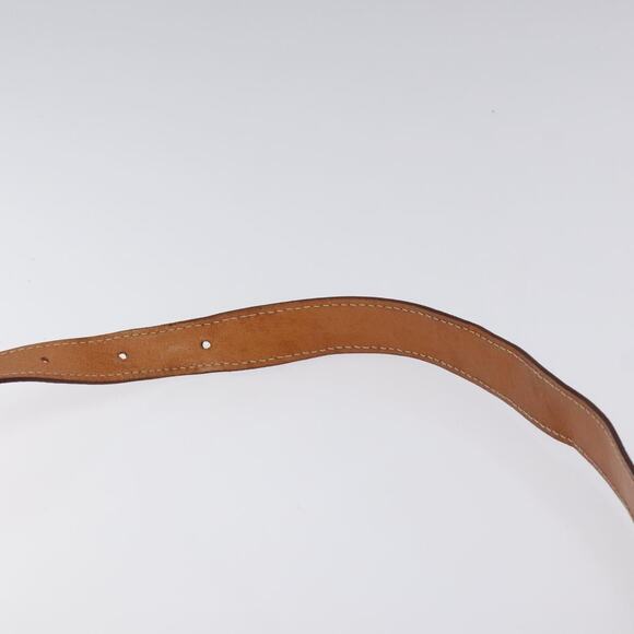 CELINE Macadam Canvas Shoulder Bag Beige Gold - Picture 8 of 13